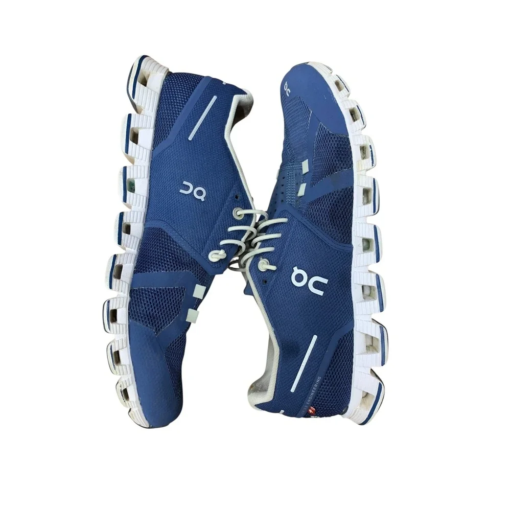 On-Running Women's Cloud Sneakers Denim/White Size 8.5‎ Running